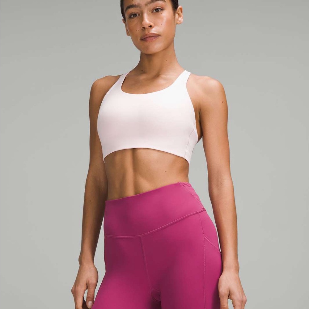 Pink Lululemon Energy Bra, High Support | 32DDD